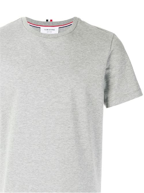 T-shirt con spacco laterale THOM BROWNE | MJS067A00042055